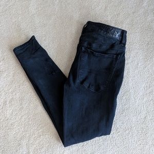 AE Black Hi-Rise Jegging, 6 Short